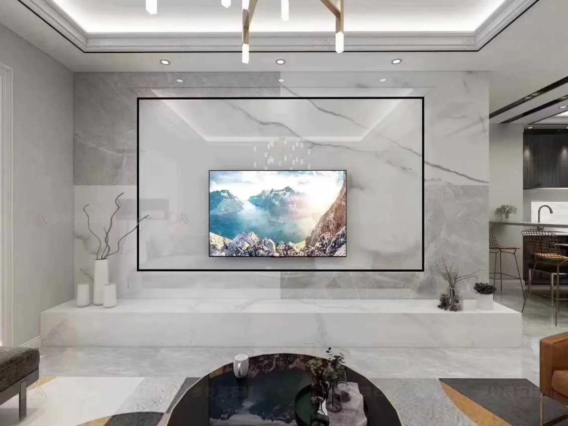为电视背景墙增加格调的艺术壁材